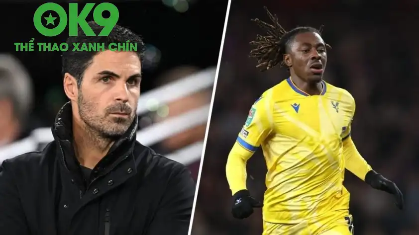 Eze chắc chắn được tham dự Champions League cùng Arsenal (Ảnh: TNT)